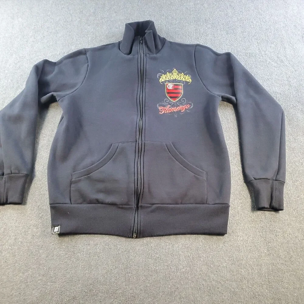 2004 Clube de Regatas do Flamengo jacket Youth Size Medium  Black